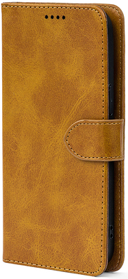 Чохол-книжка Crazy Horse Clasic для Google Pixel 9 Pro Camel (Front)