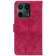 Чохол-книжка Crazy Horse Clasic для Motorola Edge 50 Ultra Magenta (Front)