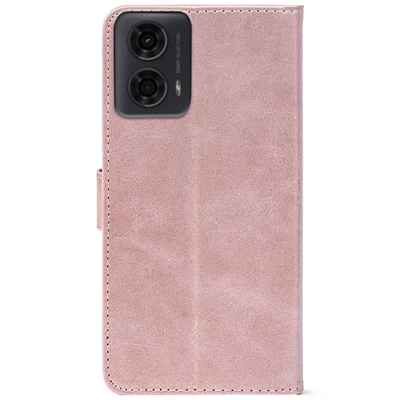 Чохол-книжка Crazy Horse Clasic для Motorola G04 Rose Gold (Front)