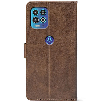 Чохол-книжка Crazy Horse Clasic для Motorola G100 Brown (Front)