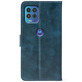 Чохол-книжка Crazy Horse Clasic для Motorola G100 Dark Blue (Front)