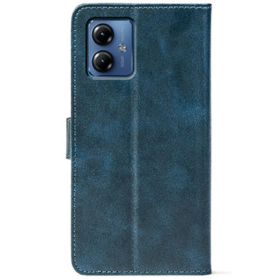 Чохол-книжка Crazy Horse Clasic для Motorola G14 Dark Blue (Front)