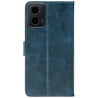 Чохол-книжка Crazy Horse Clasic для Motorola G34 Dark Blue (Front)