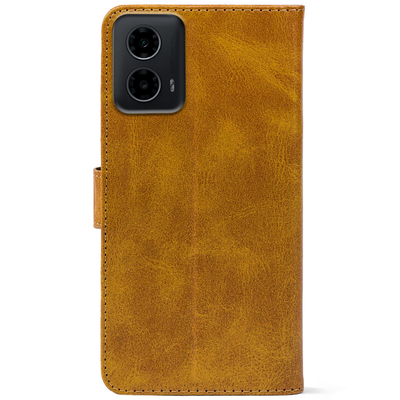 Чохол-книжка Crazy Horse Clasic для Motorola G34 Camel (Front)