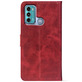 Чохол-книжка Crazy Horse Clasic для Motorola G60 Red Wine (Front)