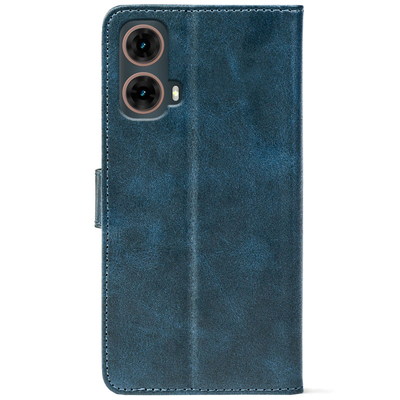 Чохол-книжка Crazy Horse Clasic для Motorola G85 Dark Blue (Front)