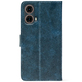 Чохол-книжка Crazy Horse Clasic для Motorola G85 Dark Blue (Front)