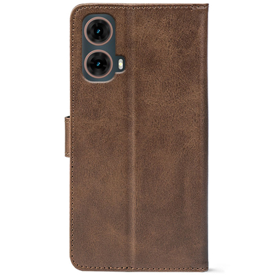 Чохол-книжка Crazy Horse Clasic для Motorola G85 Brown (Front)