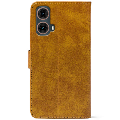 Чохол-книжка Crazy Horse Clasic для Motorola G85 Camel (Front)