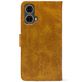 Чохол-книжка Crazy Horse Clasic для Motorola G85 Camel (Front)