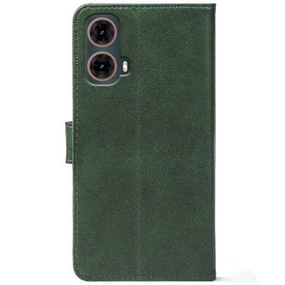 Чохол-книжка Crazy Horse Clasic для Motorola G85 Dark Green (Front)