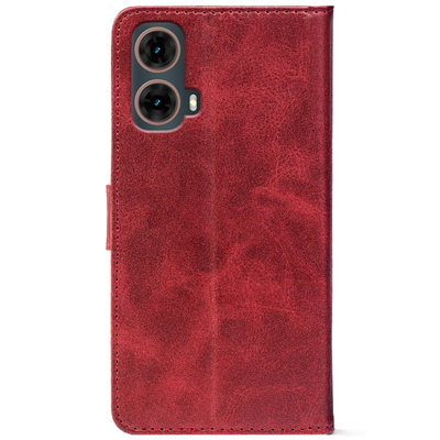 Чохол-книжка Crazy Horse Clasic для Motorola G85 Red Wine (Front)