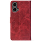 Чохол-книжка Crazy Horse Clasic для Motorola G85 Red Wine (Front)