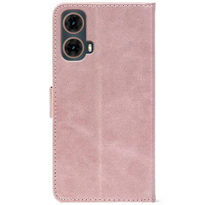 Чохол-книжка Crazy Horse Clasic для Motorola G85 Rose Gold (Front)