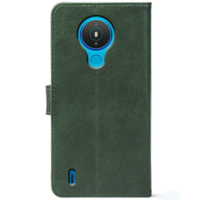 Чохол-книжка Crazy Horse Clasic для Nokia 1.4 Dark Green (Front)