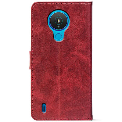 Чохол-книжка Crazy Horse Clasic для Nokia 1.4 Red Wine (Front)