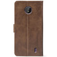 Чохол-книжка Crazy Horse Clasic для Nokia C20 Brown (Front)