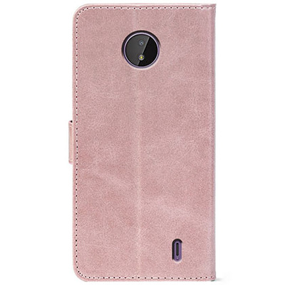 Чохол-книжка Crazy Horse Clasic для Nokia C20 Rose Gold (Front)