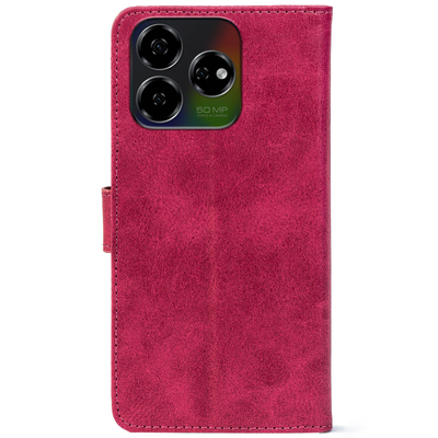 Чохол-книжка Crazy Horse Clasic для Nubia V60 Magenta (Front)