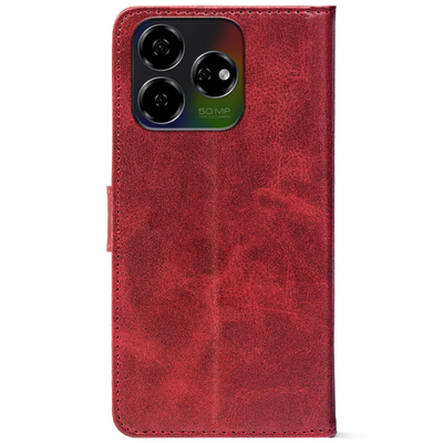 Чохол-книжка Crazy Horse Clasic для Nubia V60 Red Wine (Front)