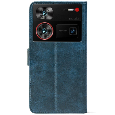 Чохол-книжка Crazy Horse Clasic для Nubia Z60 Ultra Dark Blue (Front)