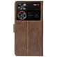 Чохол-книжка Crazy Horse Clasic для Nubia Z60 Ultra Brown (Front)