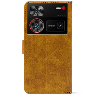 Чохол-книжка Crazy Horse Clasic для Nubia Z60 Ultra Camel (Front)