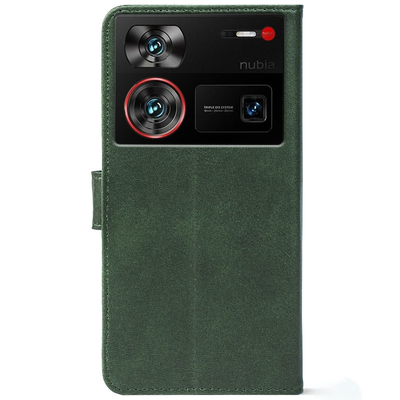 Чохол-книжка Crazy Horse Clasic для Nubia Z60 Ultra Dark Green (Front)