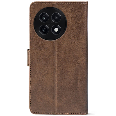 Чохол-книжка Crazy Horse Clasic для OnePlus 13R Brown (Front)