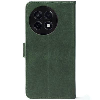Чохол-книжка Crazy Horse Clasic для OnePlus 13R Dark Green (Front)