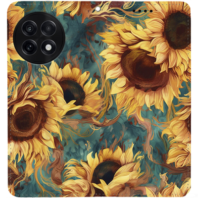 Чохол-книжка BoxFace для OnePlus 13R Соняшники