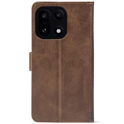Чохол-книжка Crazy Horse Clasic для OnePlus 15 Brown (Front)