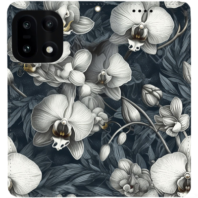 Чохол-книжка BoxFace для OnePlus 15 Білі орхідеї