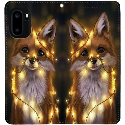 Чохол-книжка BoxFace для OnePlus 15R Лисичка в Гірляндах