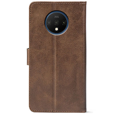 Чохол-книжка Crazy Horse Clasic для OnePlus 7T Brown (Front)