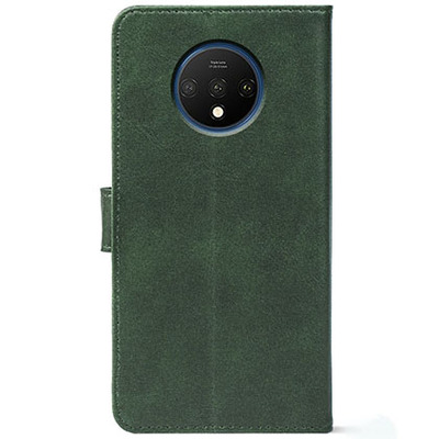 Чохол-книжка Crazy Horse Clasic для OnePlus 7T Dark Green (Front)