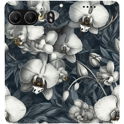 Чохол-книжка BoxFace для OnePlus Nord 4 Білі орхідеї