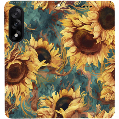 Чохол-книжка BoxFace для OnePlus Ace 5 Ultra Соняшники