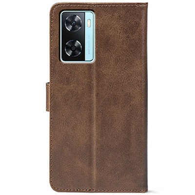 Чохол-книжка Crazy Horse Clasic для OnePlus Nord N20 SE Brown (Front)