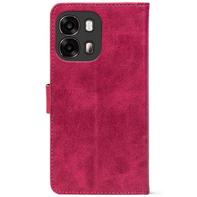 Чохол-книжка Crazy Horse Clasic для Oppo A6s 4G Magenta (Front)