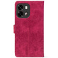 Чохол-книжка Crazy Horse Clasic для Oppo A6s 4G Magenta (Front)