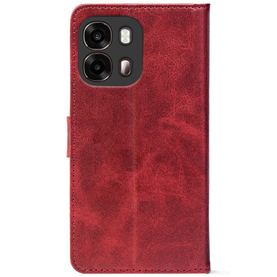 Чохол-книжка Crazy Horse Clasic для Oppo A6s 4G Red Wine (Front)