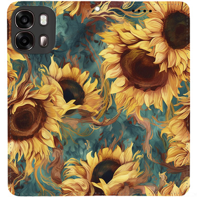 Чохол-книжка BoxFace для Oppo A6s 4G Соняшники