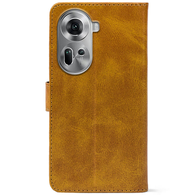 Чохол-книжка Crazy Horse Clasic для OPPO Reno 11 5G Camel (Front)