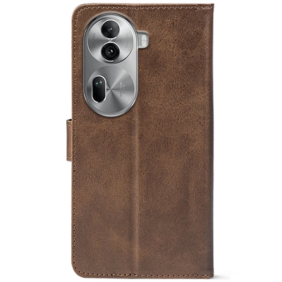 Чохол-книжка Crazy Horse Clasic для OPPO Reno 11 Pro 5G Brown (Front)