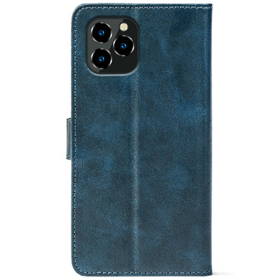 Чохол-книжка Crazy Horse Clasic для Oukitel C21 Pro Dark Blue (Front)