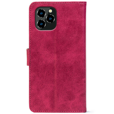 Чохол-книжка Crazy Horse Clasic для Oukitel C21 Pro Magenta (Front)