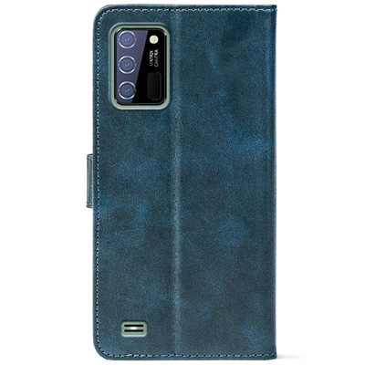 Чохол-книжка Crazy Horse Clasic для Oukitel C25 Dark Blue (Front)