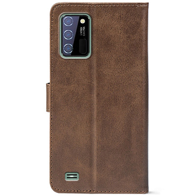 Чохол-книжка Crazy Horse Clasic для Oukitel C25 Brown (Front)