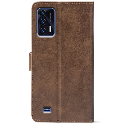 Чохол-книжка Crazy Horse Clasic для Oukitel C31 Brown (Front)